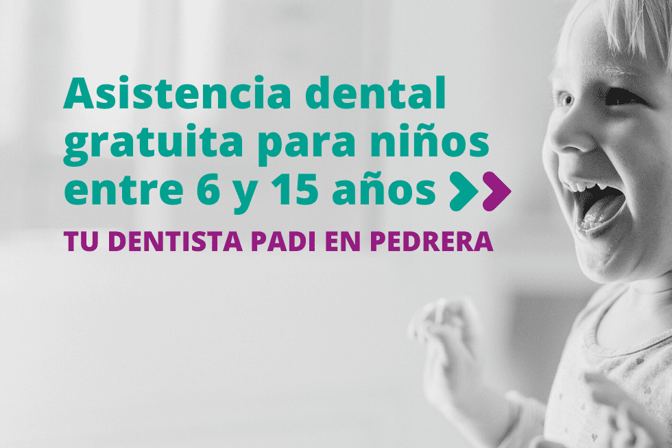 Dentista PADI en Pedrera, asistencia dental gratuita para niños entre 6 y 15 años