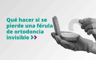 Qué hacer si se pierde una férula de ortodoncia invisible